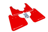 Rally Armor MF11-UR-RD/WH FITS: 2009+ Subaru Forester UR Red Mud Flap w/ White Logo