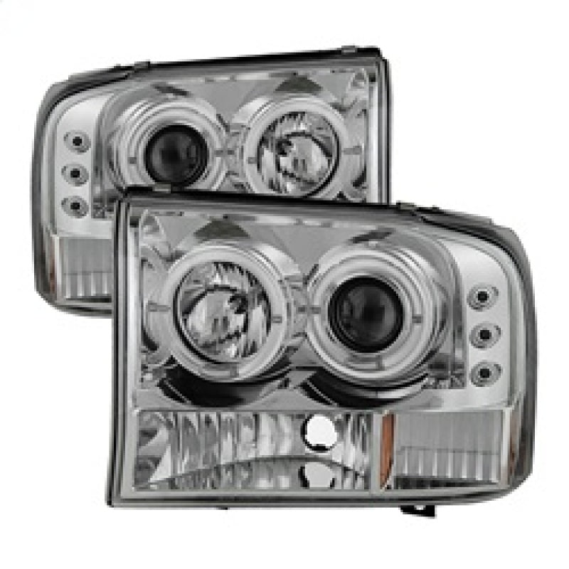 SPYDER 5010360 - Spyder Ford F250 Super Duty 99-04 Projector Version 2 LED Halo LED Chrm PRO-YD-FF25099-1P-G2-C