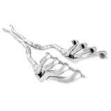 Stainless Works CTSV9HCAT - 2009-15 Cadillac CTS-V Headers 2in Primaries High-Flow Cats 3in Leads X-Pipe Factory
