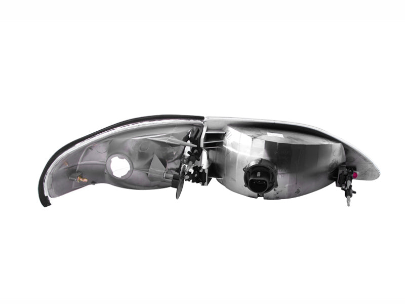 ANZO 121262 -  FITS: 1994-1998 Ford Mustang Crystal Headlights Chrome