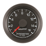 AutoMeter 8444 - Autometer Factory Match Ford 52.4mm Full Sweep Electronic 0-1600 Deg F EGT/Pyrometer Gauge