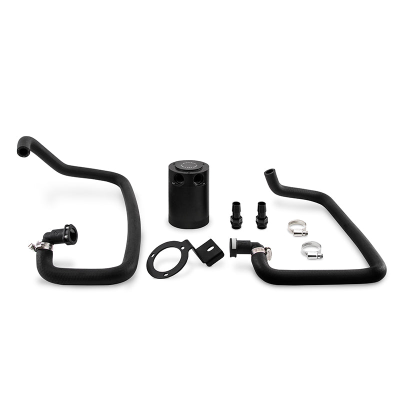 Mishimoto MMBCC-MUS4-15PBE FITS 2015+ Ford Mustang EcoBoost Baffled Oil Catch Can KitBlack