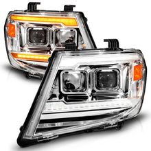 Load image into Gallery viewer, ANZO 111598 FITS 09-20 Nissan Frontier Chrome Projector Plank Style DRL w/ Switchback &amp; Sequential LED DRL
