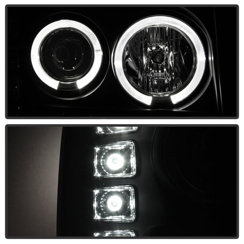 SPYDER 5010605 - Spyder GMC Sierra 1500/GMC Sierra Denali 08-13 Projector LED Halo- LED Blk PRO-YD-GS07-HL-BK