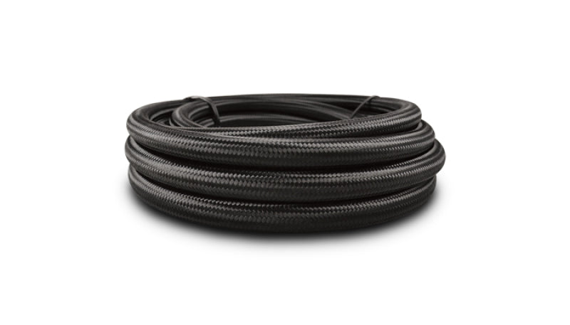 Vibrant 11996 FITS -6 AN Black Nylon Braided Flex Hose (50 foot roll)