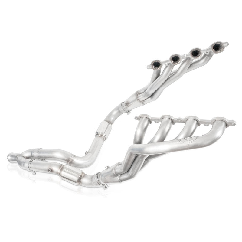 Stainless Works CT07HCATY - 2007-13 Chevy Silverado/GMC Sierra Headers 1-7/8in Primaries High-Flow Cats Y-Pipe