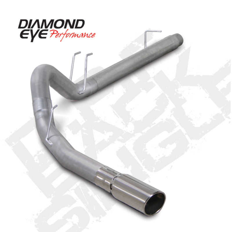 Diamond Eye Performance K4360A - Diamond Eye KIT 4in DPF-BACK SGL AL 08-09 6 4L F250/F350 PCKGD BX46X14X14OD EL-PL 44inX13 5inX13 5in