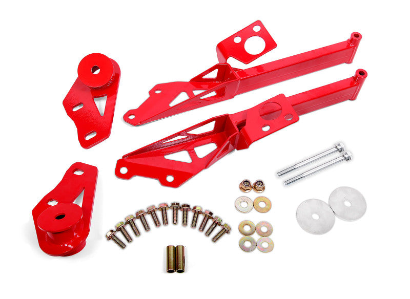 BMR Suspension CB762R - 15-18 Ford Mustang S550 IRS Subframe Support Brace (Red)