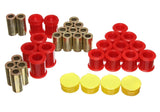 Energy Suspension 7.3119R - 95-98 Nissan 240SX (S14) Red Rear Control Arm Bushing Set (Must reuse existing out