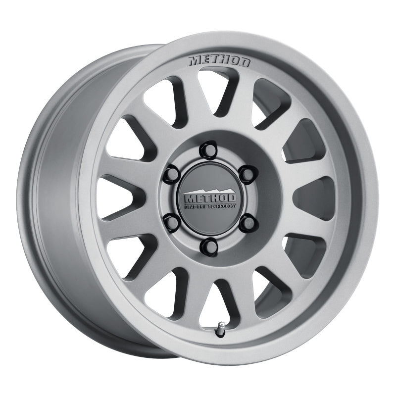 Method Wheels MR70478587800 - Method MR704 17x8.5 0mm Offset 8x170 130.81mm CB Matte Titanium Wheel
