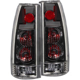 ANZO 211144 FITS: 1999-2000 Cadillac Escalade Taillights Black New Gen