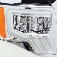 Load image into Gallery viewer, AlphaRex 880191 FITS 09-14 Ford F-150 NOVA LED Projector Headlights Plank Style Chrome w/Activ Light/Seq Signal