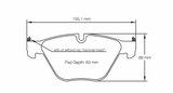 Pagid Racing 8053 RST3 Compound Brake Pads