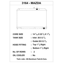 Load image into Gallery viewer, CSF 04-08 Mazda RX-8 Aluminum Radiator