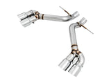 AWE Tuning 3020-42067 FITS 16-19 Chevrolet Camaro SS Axle-back Exhaust - Track Edition (Quad Chrome Silver Tips)