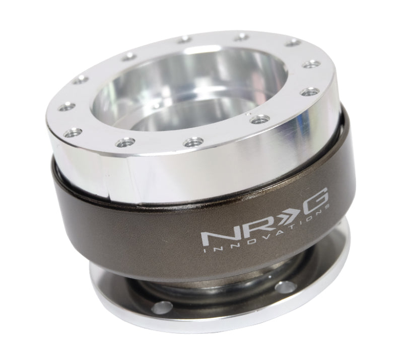 NRG SRK-200-1SL - Quick Release Gen 2.0 Silver Body / Chrome Ring SFI Spec 42.1