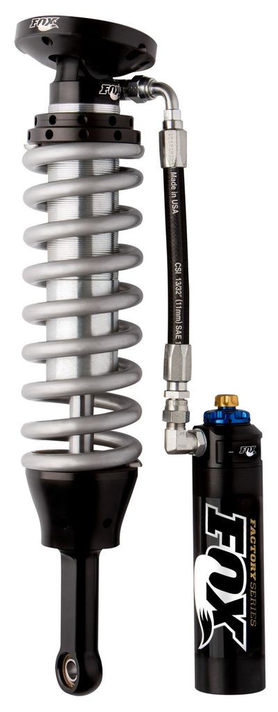 FOX 880-06-418 - Fox 05+ Tacoma w/UCA 2.5 Factory Series 4.94in. Remote Res. Coilover Shock w/DSC Adj.Black/Zinc