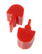 Load image into Gallery viewer, Energy Suspension 3.9102R FITS GM Pull Thru Style Red Bump Stop Set