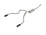 aFe 49-33127-B FITS Vulcan 3in 304 SS Cat-Back Exhaust 2021 Ford F-150 V6 2.7L/3.5L (tt)/V8 5.0L w/ Black Tips