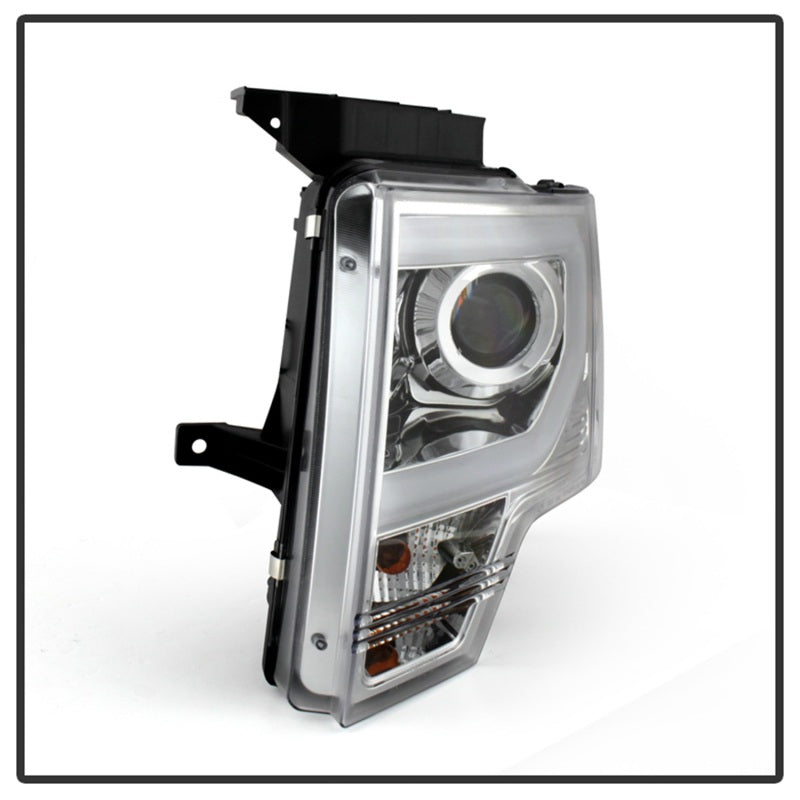 SPYDER 5077639 - Spyder Ford F150 13-14 Projector Fctry Xenon Model- Light Bar DRL Chrm PRO-YD-FF15013-LBDRL-HID-C