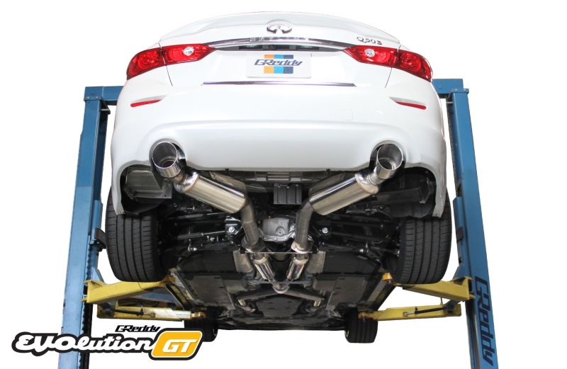 GReddy 10128306 - 16+ Infiniti Q50 Evolution (RWD ONLY) GT Cat-Back Exhaust