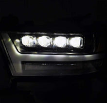 Load image into Gallery viewer, AlphaRex 880518 FITS 19-20 Ram 1500HD NOVA LED Proj Headlight Plank Style Matte Blk w/Activ Light/Seq Signal/DRL
