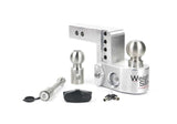 Weigh Safe WS4-2-KA FITS 4in Drop Hitch w/Built-in Scale & 2in Shank (10K/12.5K GTWR) w/WS05 - Aluminum
