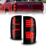 ANZO 311451 FITS 311451 FITS 15-19 Chevrolet Silverado 2500 HD/3500 HD LED Taillight w/ Sequential Black Housing/Smoke Lens