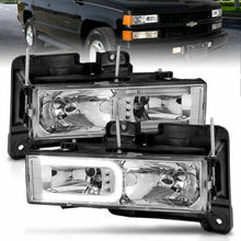 Load image into Gallery viewer, ANZO 111499 FITS 1999-2000 Cadillac Escalade Crystal Headlights