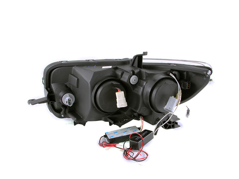 ANZO - [product_sku] - ANZO 2008-2010 Scion Xb Projector Headlights w/ Halo Black - Fastmodz