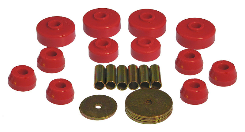 Prothane 18-101 FITS 79-88 Toyota Truck 4wd Body Mount KitRed