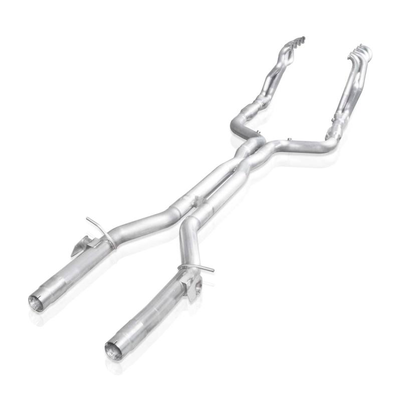 Stainless Works CA16HCAT - 2016-18 Camaro SS Headers 2in Primaries 3in High-Flow Cats X-Pipe AFM Delete