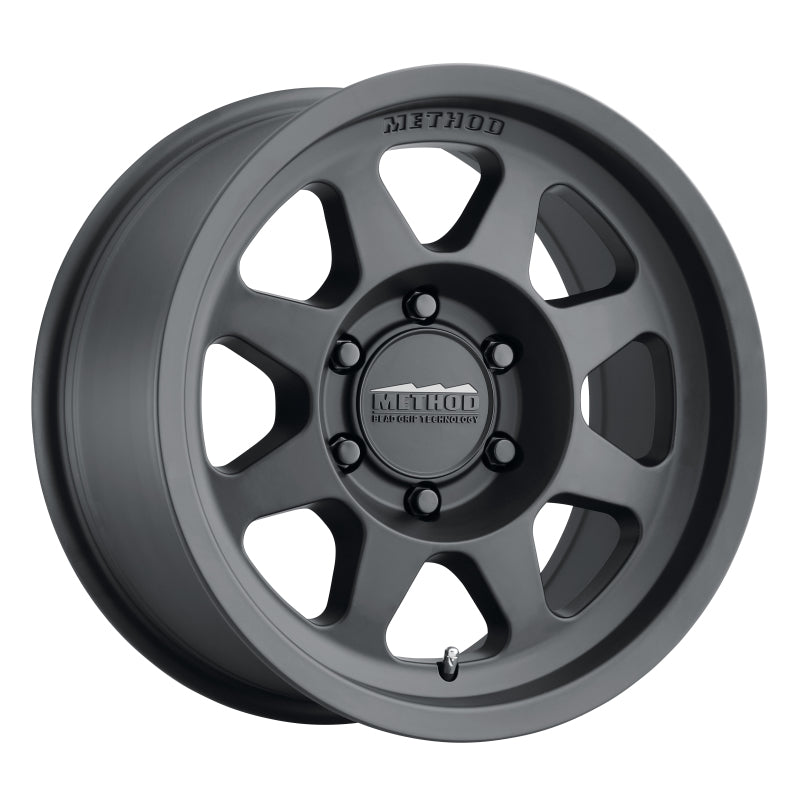 Method Wheels MR70179060512N - Method MR701 17x9 -12mm Offset 6x5.5 106.25mm CB Matte Black Wheel