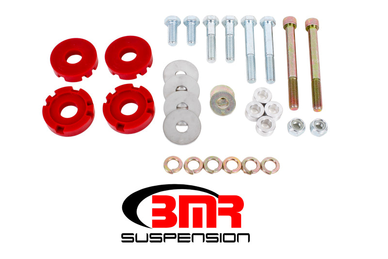 BMR Suspension BK051 - BMR 15-17 S550 Mustang Differential Lockout Bushing Kit (Polyurethane) Red