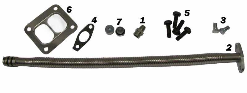 Fleece Performance FPE-TURBO-INST-KIT-CUMM67 FITS 07.5-12 Dodge 6.7L Cummins S300-S400 Turbo Installation Kit