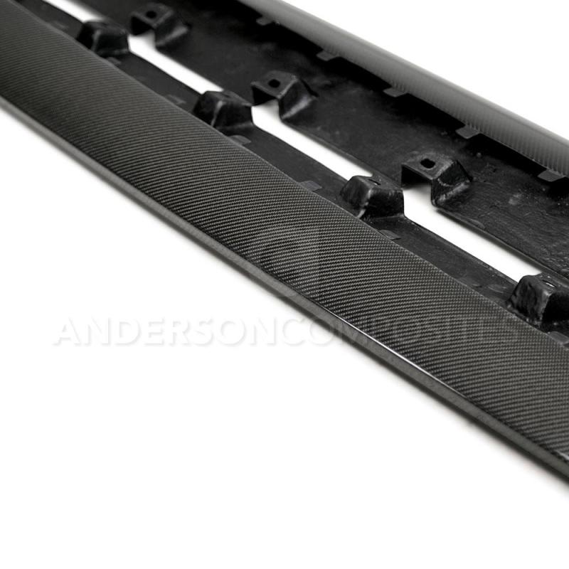 Anderson Composites AC-SS15FDMU-GR FITS 2015-2017 Ford Mustang GT350 Style Rocker Panel Splitter