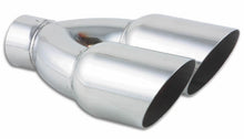 Load image into Gallery viewer, Vibrant 1333 FITS Dual 3.5in Round SS Exhaust Tip (Single Wall Angle Cut)