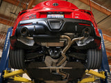 aFe 49-36043-C FITS POWER Takeda 2020 Toyota Supra L6-3.0L (t) 3in-2.5in 304 SS CB Exhaust Carbon Tips