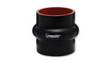 Vibrant 2736 FITS 4 Ply Reinforced Silicone Hump Hose Connector - 4in I.D. x 3in long (BLACK)