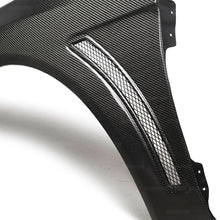 Load image into Gallery viewer, Seibon FF0809MITEVOX FITS 08-12 Mitsubishi Evo X 10mm Wider Carbon Fiber Fenders