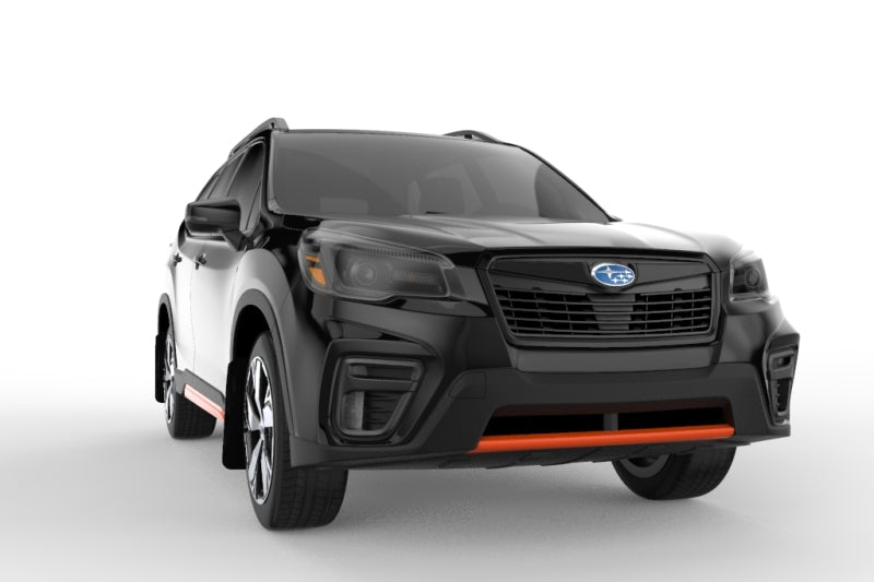 Rally Armor MF52-UR-BLK/GRY FITS: 2019 Subaru Forester UR Black Mud Flap w/ Grey Logo