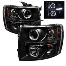 Load image into Gallery viewer, SPYDER 5009494 FITS 5009494 - Spyder Chevy Silverado 1500 07-13 Projector Headlights LED Halo LED Blk PRO-YD-CS07-HL-BK