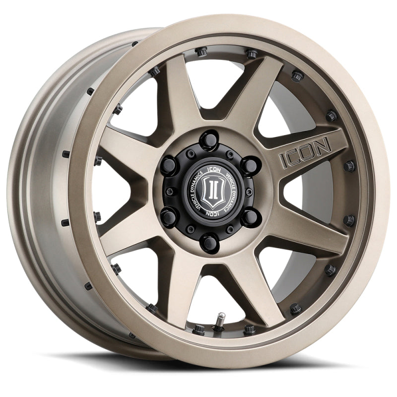 ICON 21817858347BR - Rebound Pro 17x8.5 6x5.5 0mm Offset 4.75in BS 106.1mm Bore Bronze Wheel