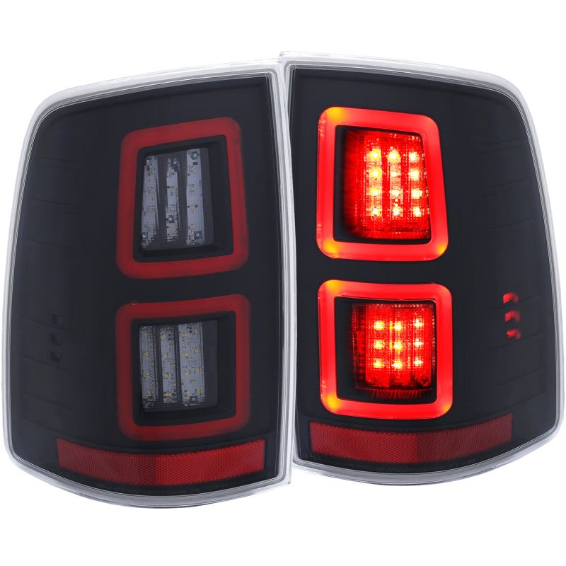 ANZO 311273 - LED Black 13-17 Dodge Ram 1500/2500/3500 LED Taillights Black