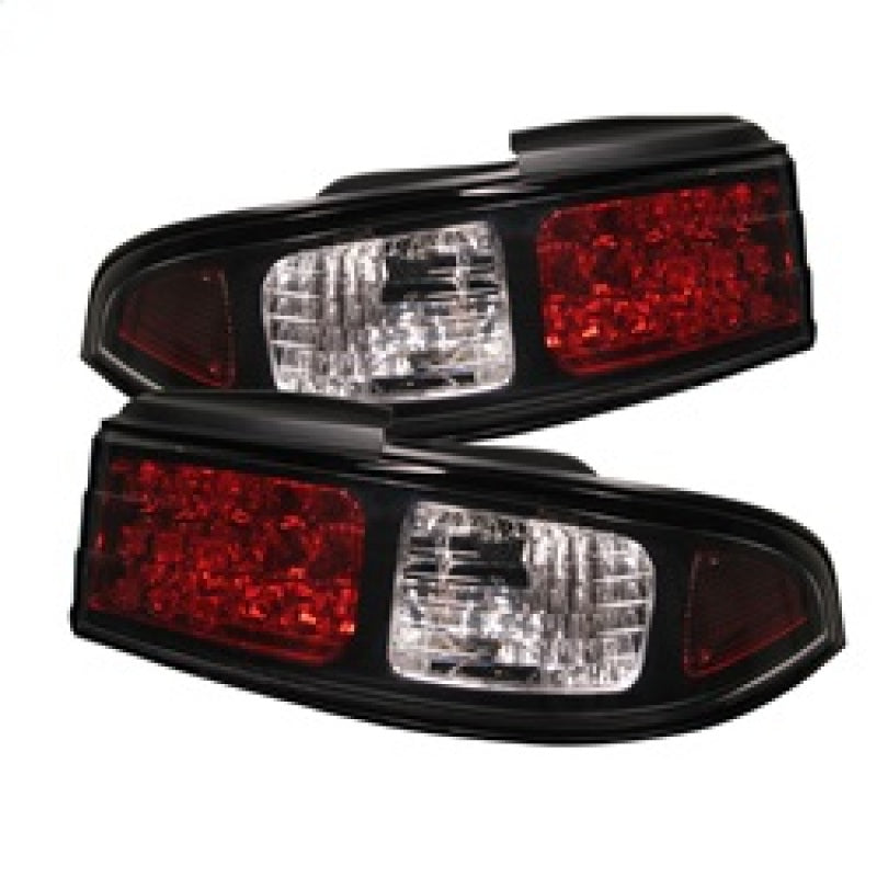 SPYDER 5006622 - Spyder Nissan 240SX 95-98 LED Tail Lights Black ALT-YD-N240SX95-LED-BK