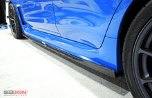 Load image into Gallery viewer, Seibon SS15SBIMP-MB FITS 15+ Subaru WRX/STI MB Style Carbon Fiber Side Skirts (Pair)