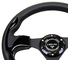 Load image into Gallery viewer, NRG Reinforced Steering Wheel (320mm) Blk w/Gloss Black Trim - free shipping - Fastmodz