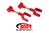BMR Suspension UTCA040R - BMR 79-04 Fox Mustang Upper Control Arms On-Car Adj. (Polyurethane) Red