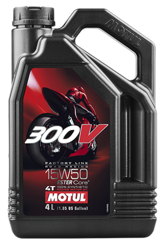 Motul 104129 FITS 4L Factory Line Road Racing 300V 15W50