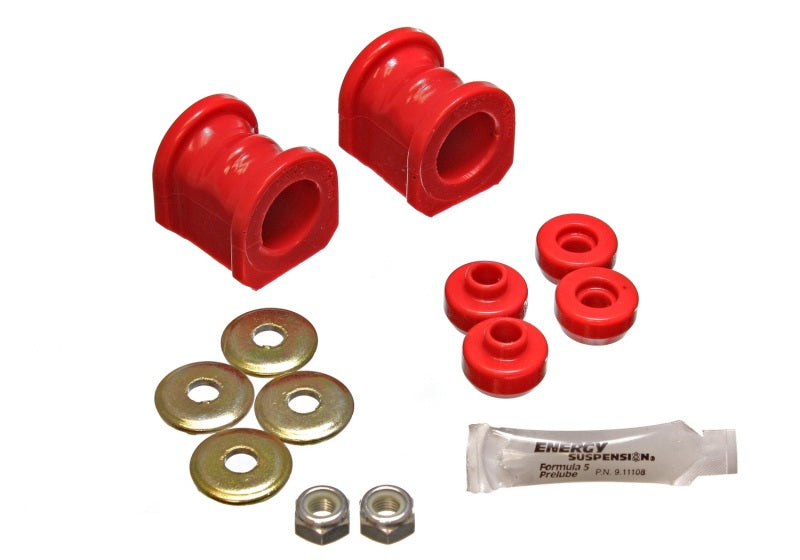 Energy Suspension 7.5115R - 91-94-Nissan Sentra/NX1600/2000 Red 27mm Front Sway Bar Frame Bushings (Sway bar e